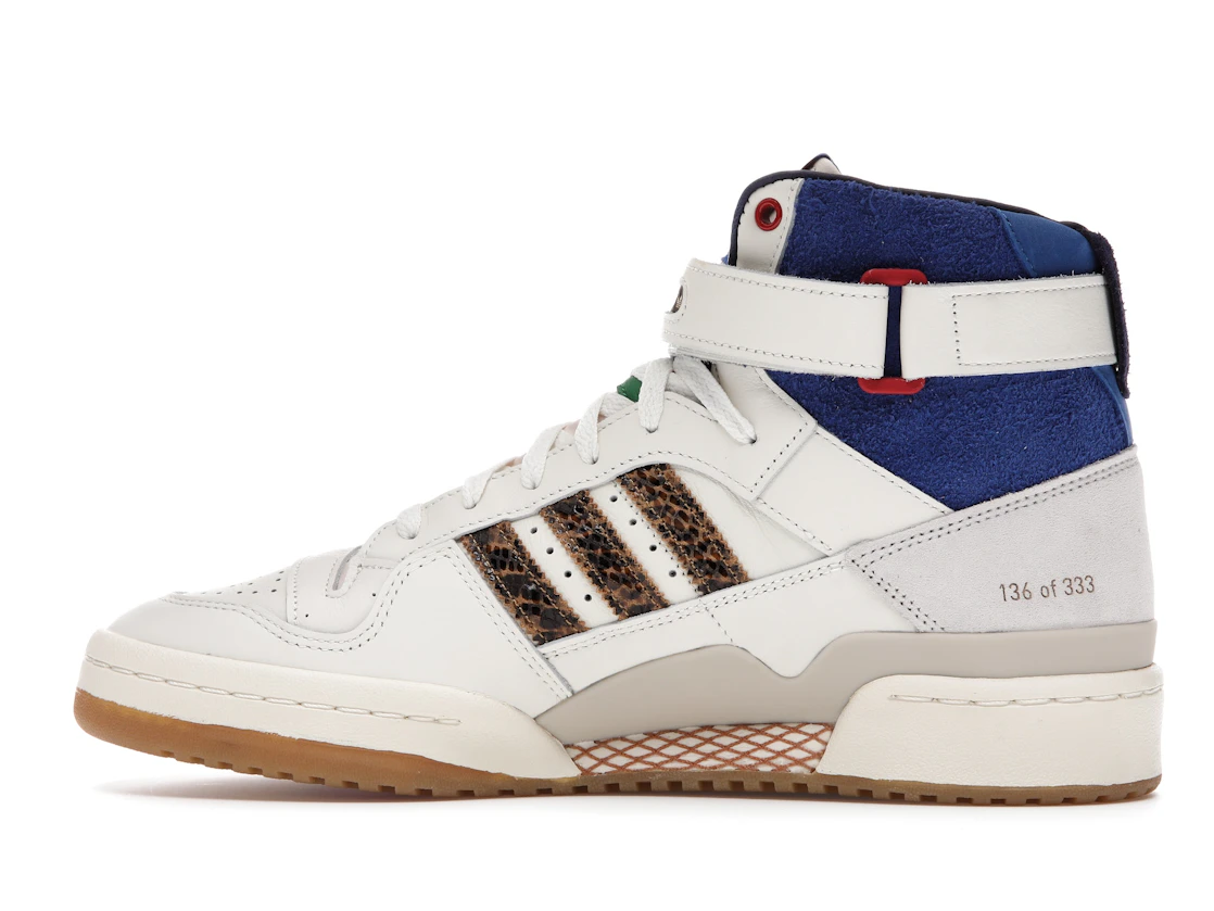 Vue 20 de adidas Forum 84 Hi Bodega (Friends and Family)