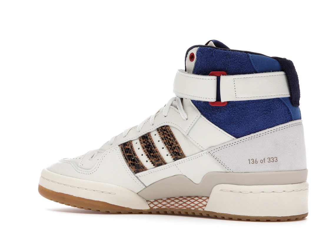 Vue 22 de adidas Forum 84 Hi Bodega (Friends and Family)