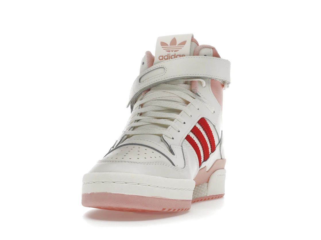 Vue 12 de adidas Forum 84 Hi Off White Pink Red