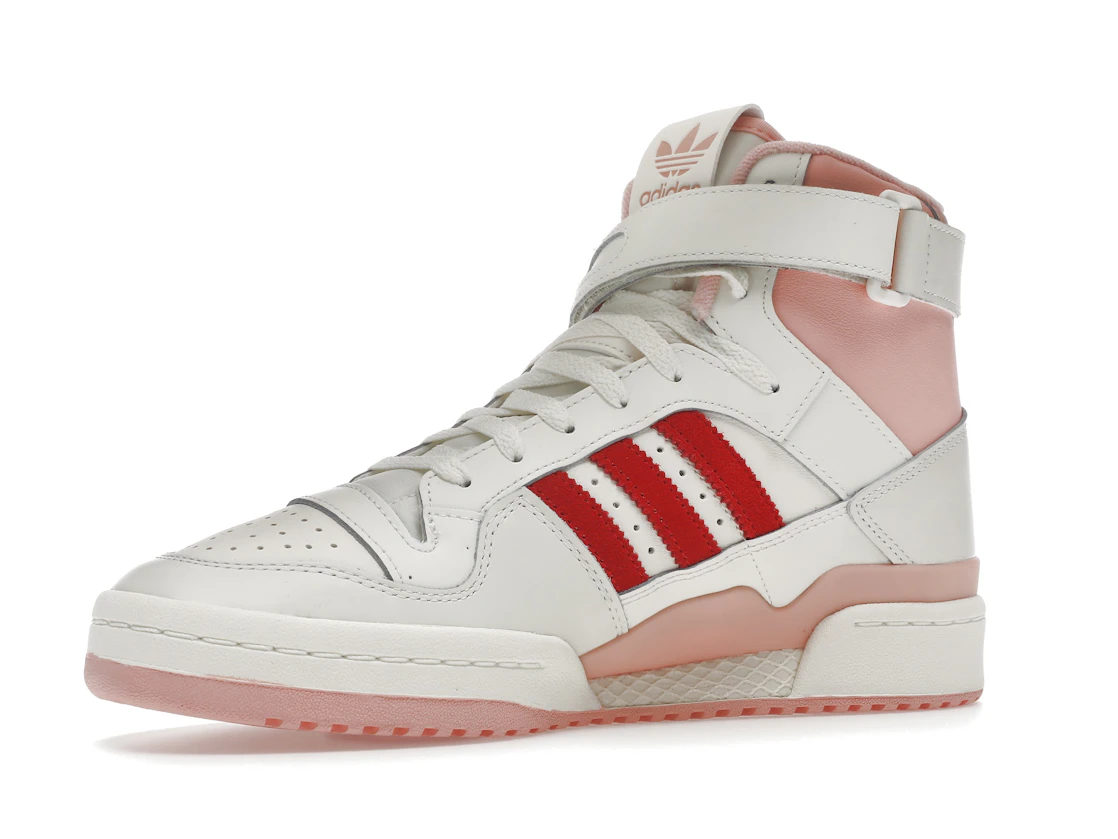 Vue 16 de adidas Forum 84 Hi Off White Pink Red