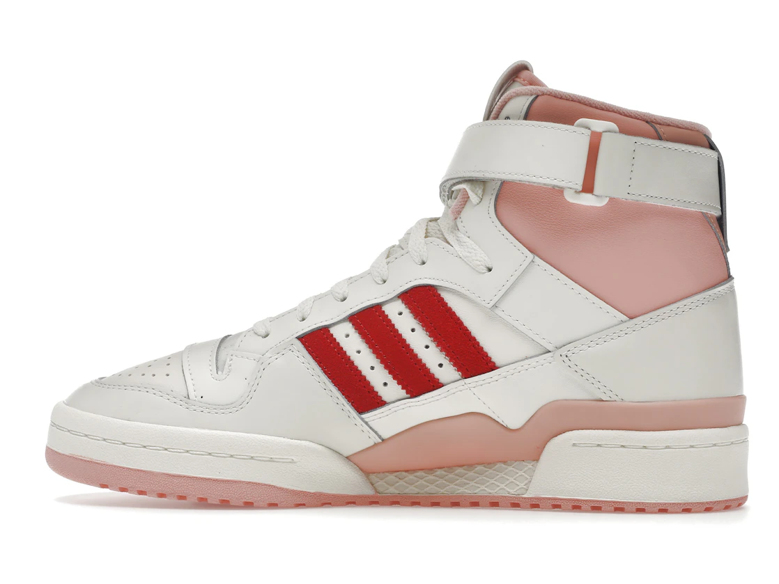 Vue 20 de adidas Forum 84 Hi Off White Pink Red