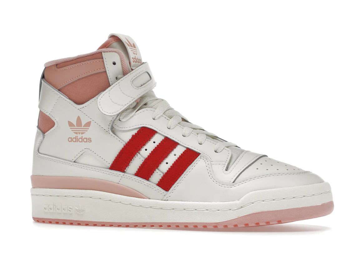Vue 3 de adidas Forum 84 Hi Off White Pink Red