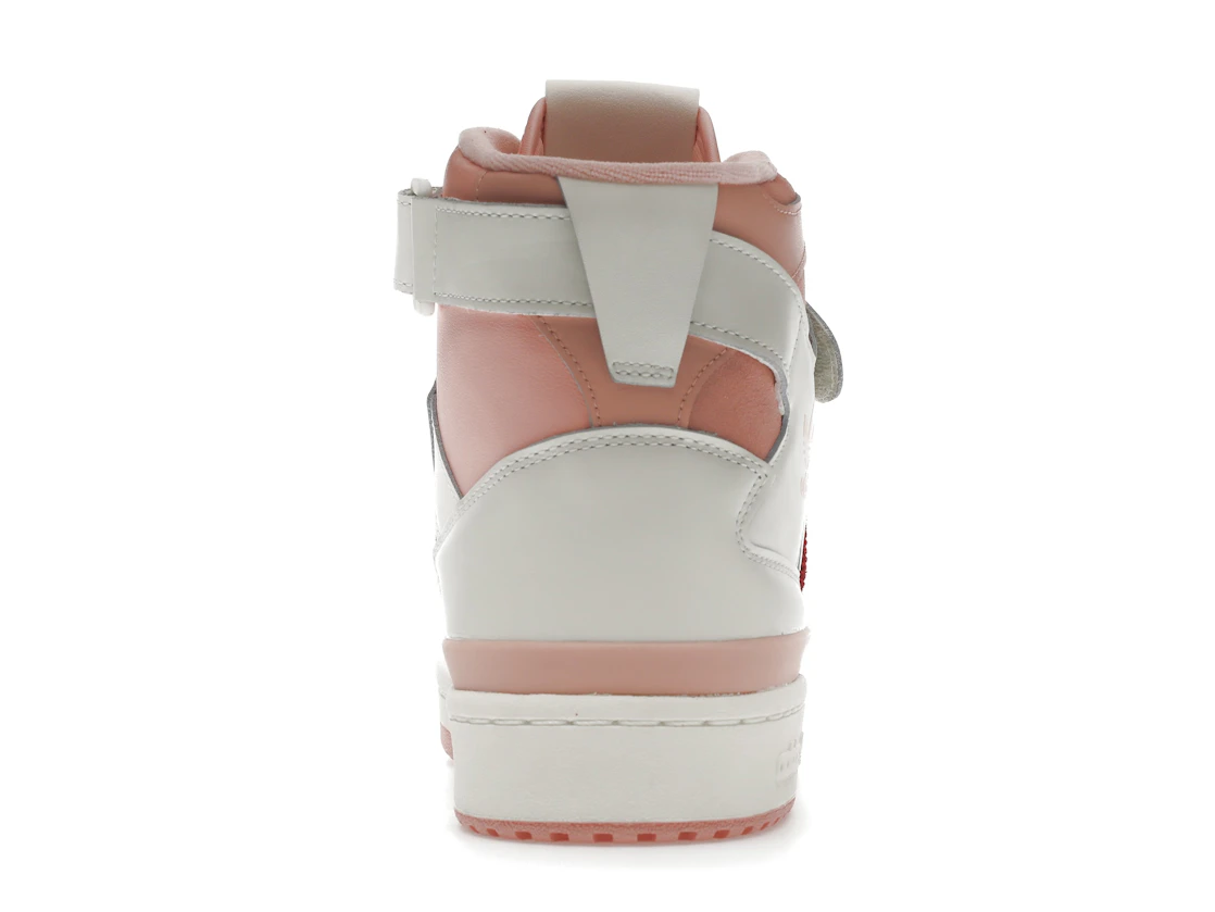 Vue 28 de adidas Forum 84 Hi Off White Pink Red