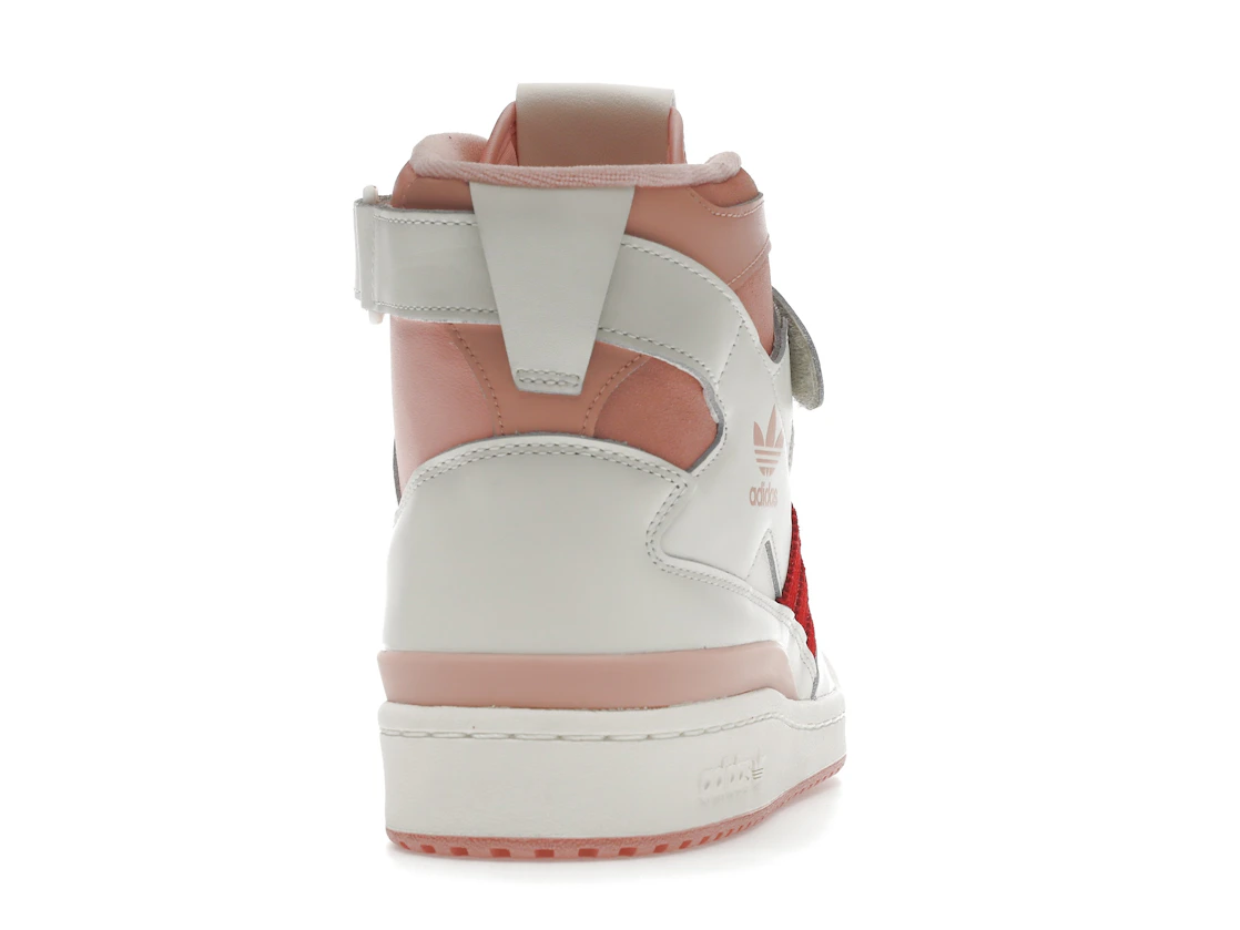 Vue 29 de adidas Forum 84 Hi Off White Pink Red