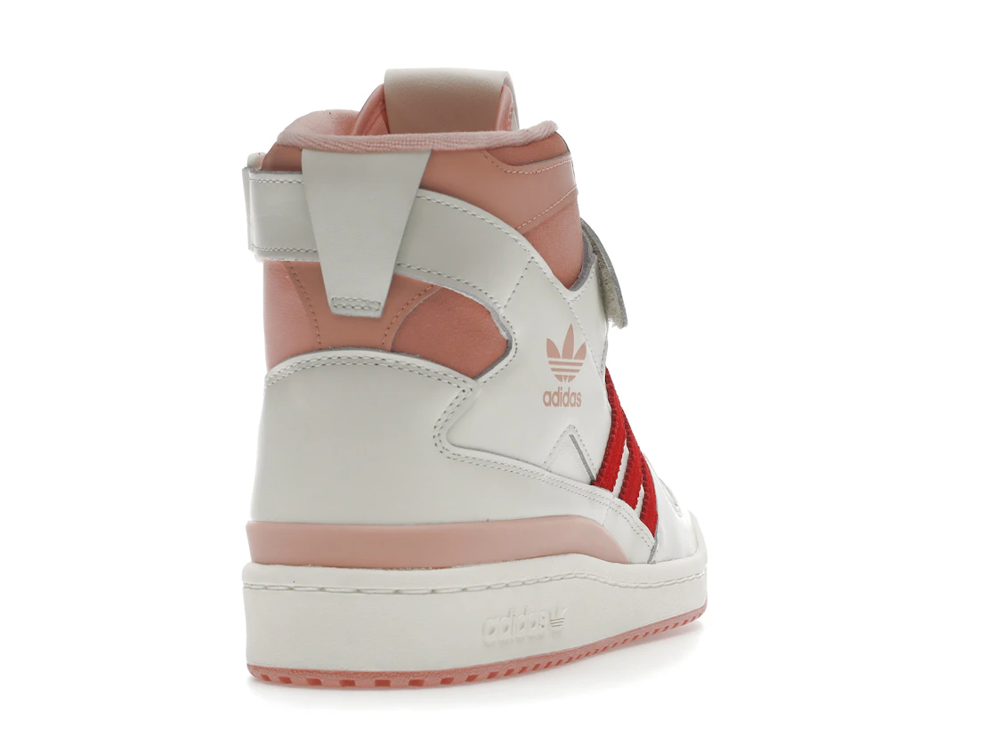 Vue 30 de adidas Forum 84 Hi Off White Pink Red