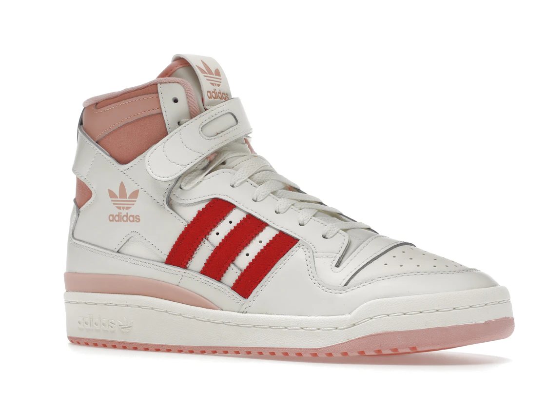 Vue 4 de adidas Forum 84 Hi Off White Pink Red