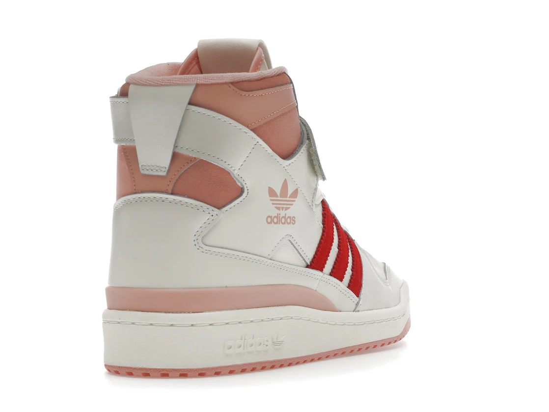 Vue 31 de adidas Forum 84 Hi Off White Pink Red