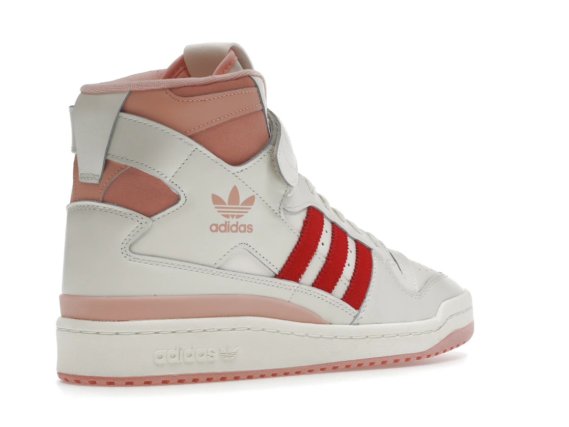 Vue 33 de adidas Forum 84 Hi Off White Pink Red