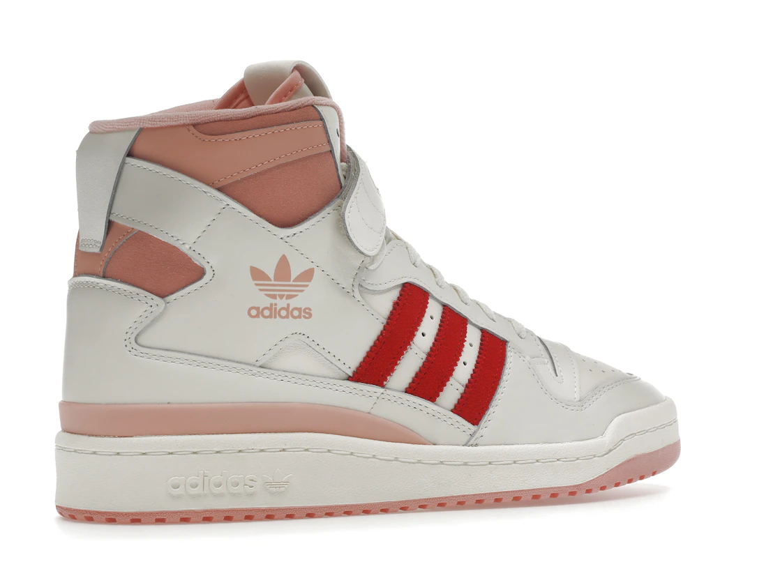 Vue 34 de adidas Forum 84 Hi Off White Pink Red
