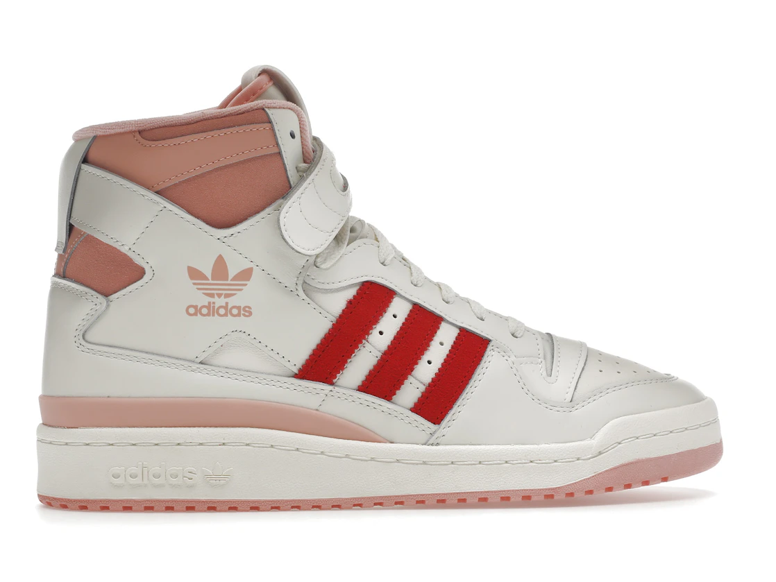 Vue 36 de adidas Forum 84 Hi Off White Pink Red