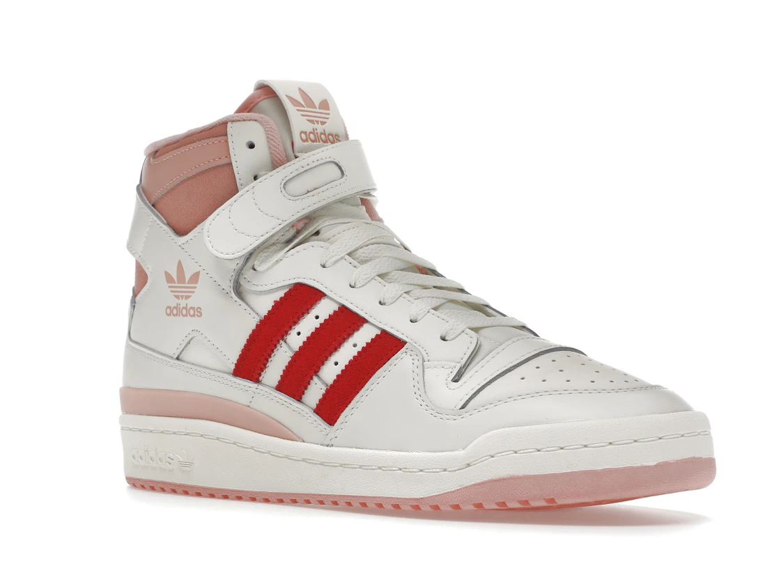 Vue 5 de adidas Forum 84 Hi Off White Pink Red
