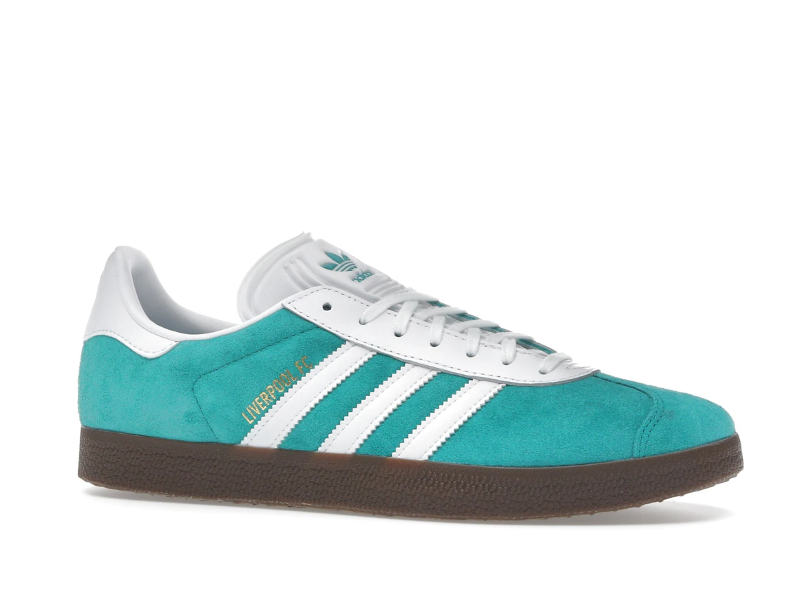 Vue 3 de adidas Gazelle Liverpool FC Third Kit Sea Green