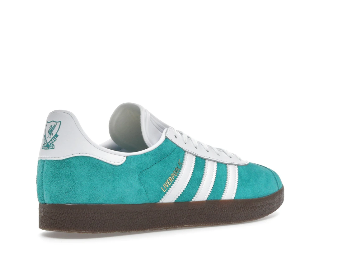 Vue 33 de adidas Gazelle Liverpool FC Third Kit Sea Green