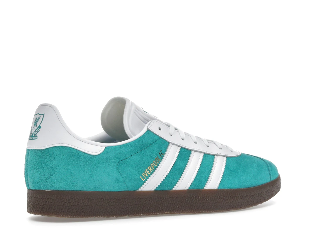 Vue 34 de adidas Gazelle Liverpool FC Third Kit Sea Green