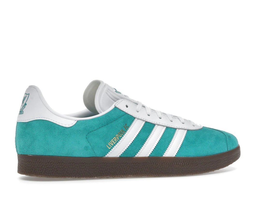 Vue 35 de adidas Gazelle Liverpool FC Third Kit Sea Green