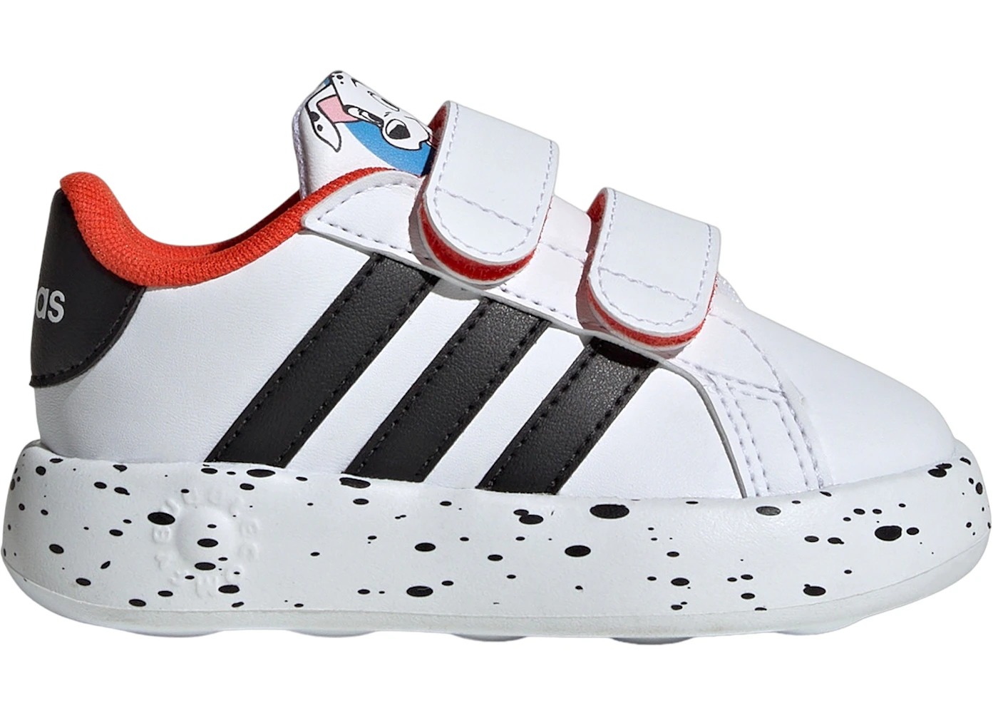 adidas Grand Court 2.0 101 Sportswear Cloud White Core Black Bold Orange (TD)