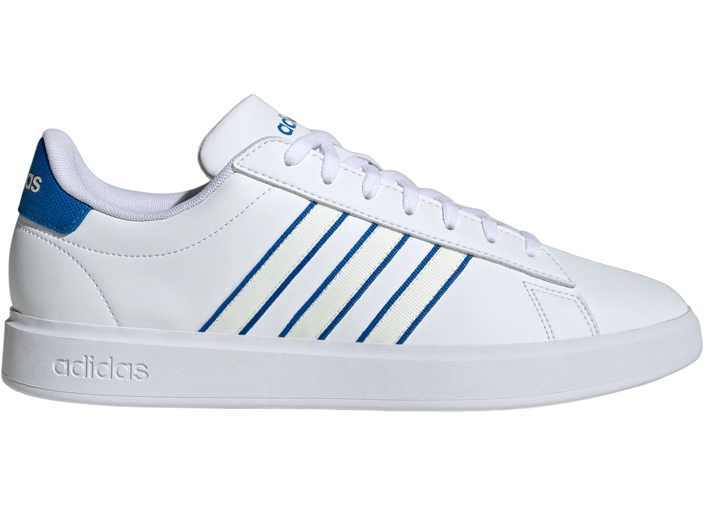 adidas Grand Court 2.0 Cloud White Off White Bright Royal