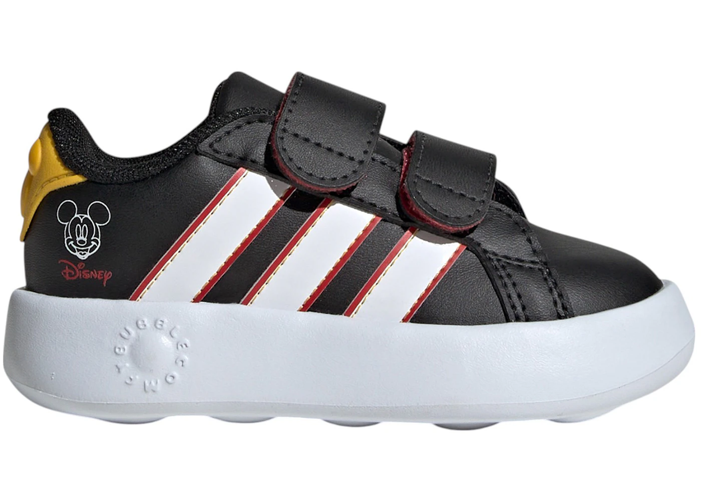 adidas Grand Court Disney Mickey Mouse Core Black Cloud White Collegiate Red (TD)