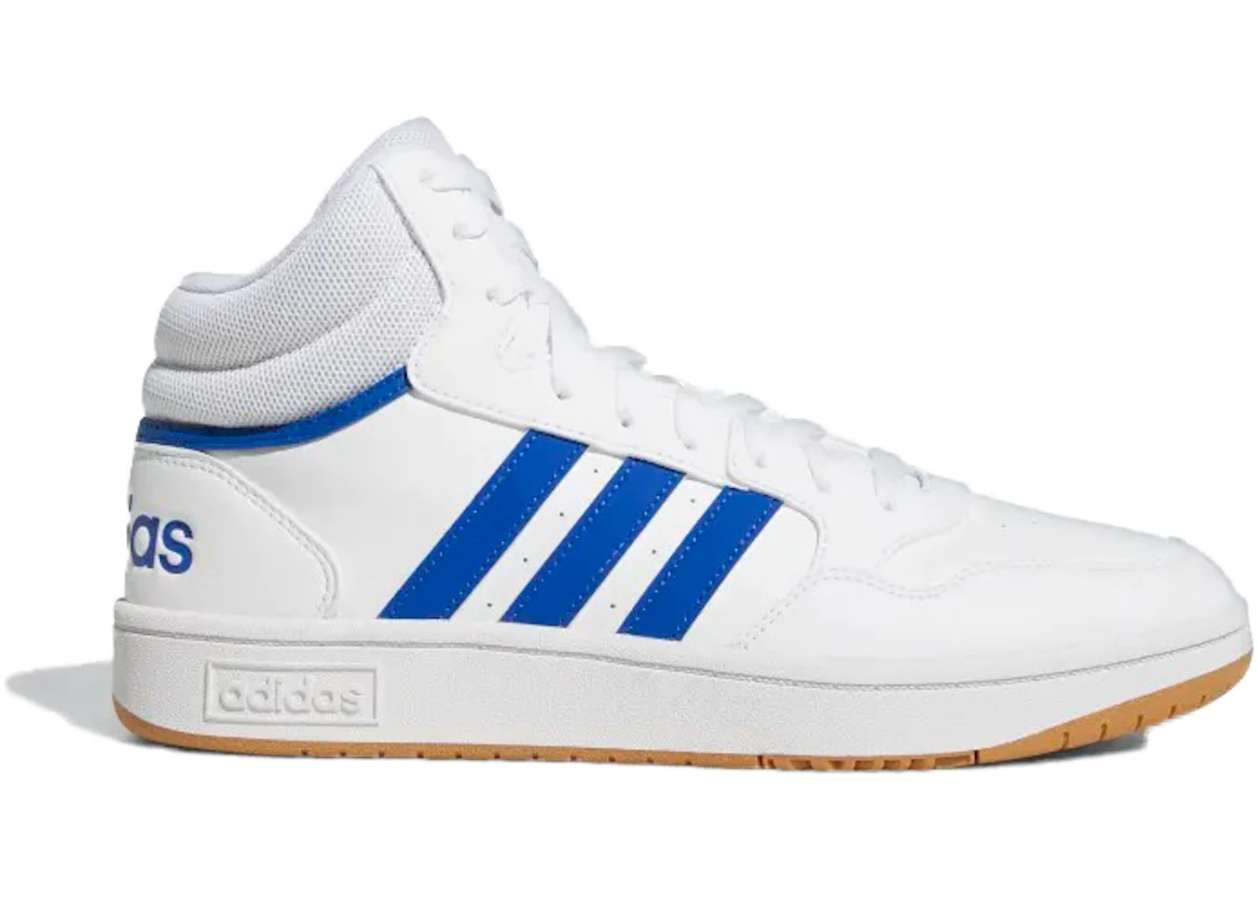adidas Hoops 3.0 Mid White Royal Blue