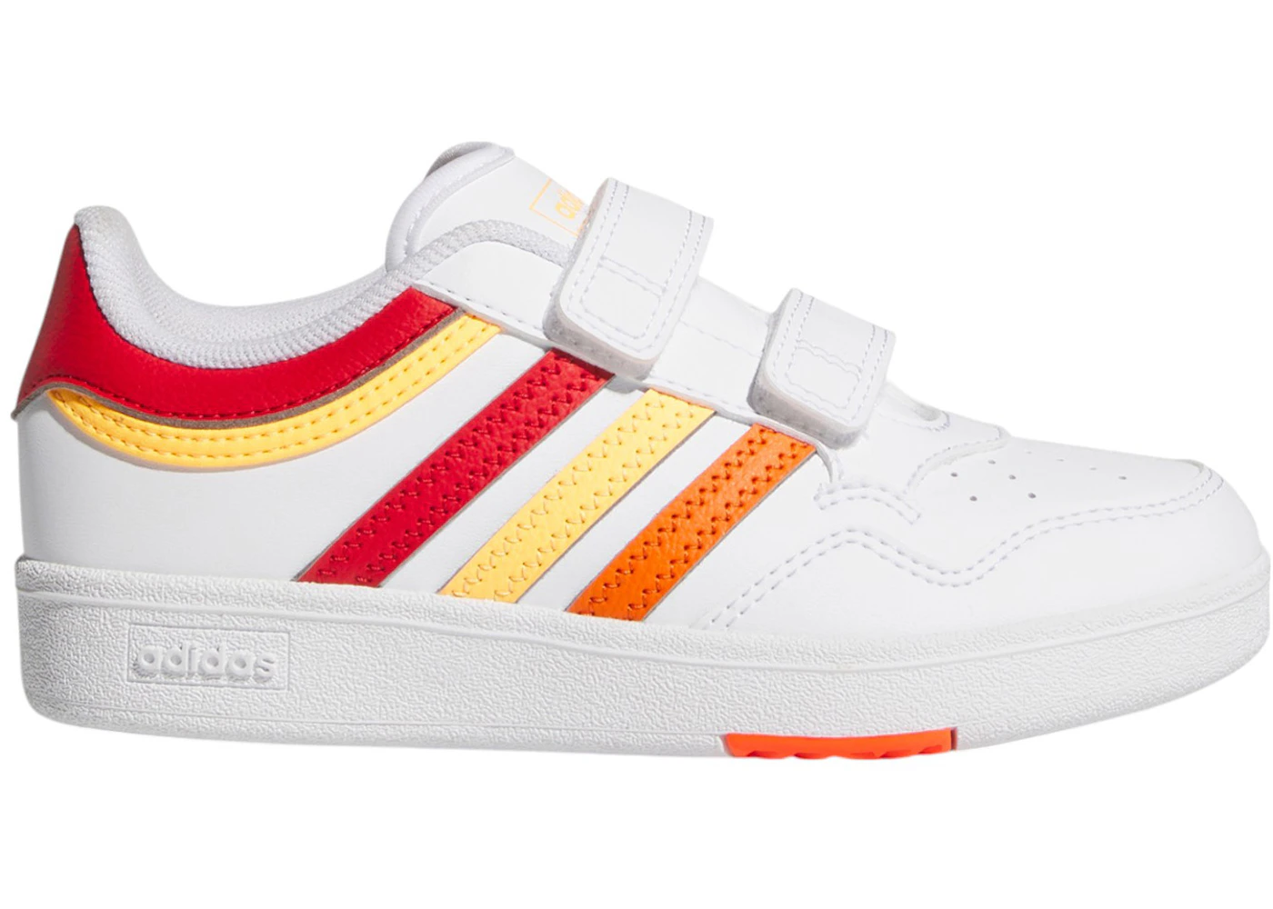 adidas Hoops 4.0 Cloud White Better Scarlet Flash Orange (PS)