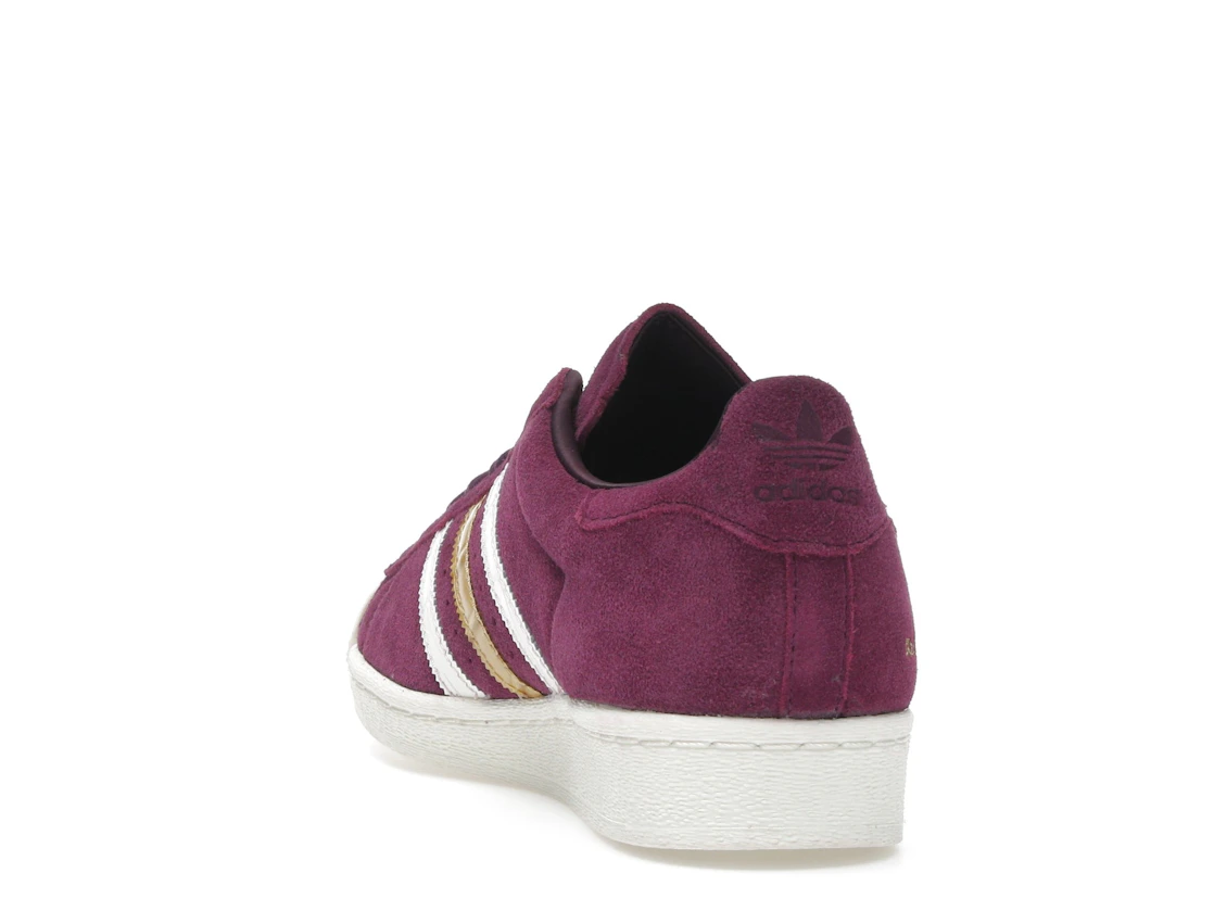 Vue 26 de adidas Jabbar Low Wales Bonner Maroon Oat