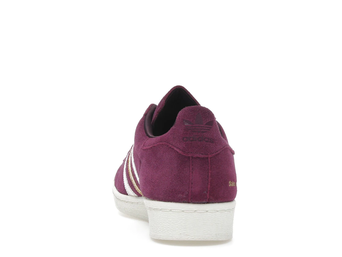 Vue 27 de adidas Jabbar Low Wales Bonner Maroon Oat