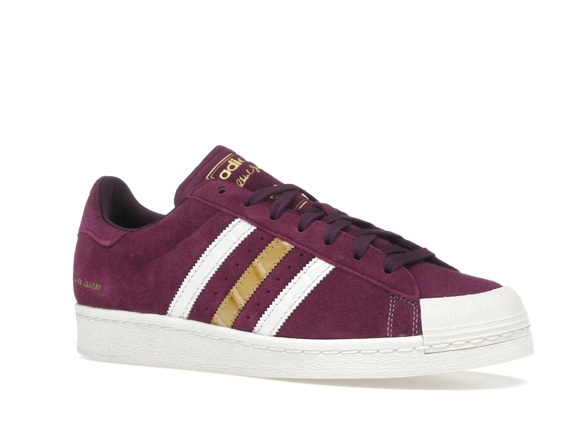 Vue 4 de adidas Jabbar Low Wales Bonner Maroon Oat