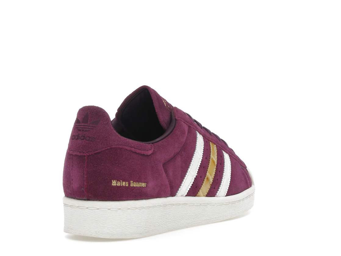 Vue 31 de adidas Jabbar Low Wales Bonner Maroon Oat