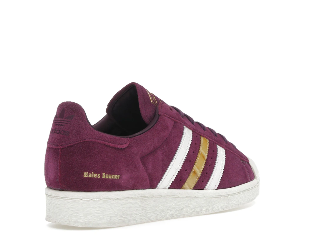 Vue 32 de adidas Jabbar Low Wales Bonner Maroon Oat
