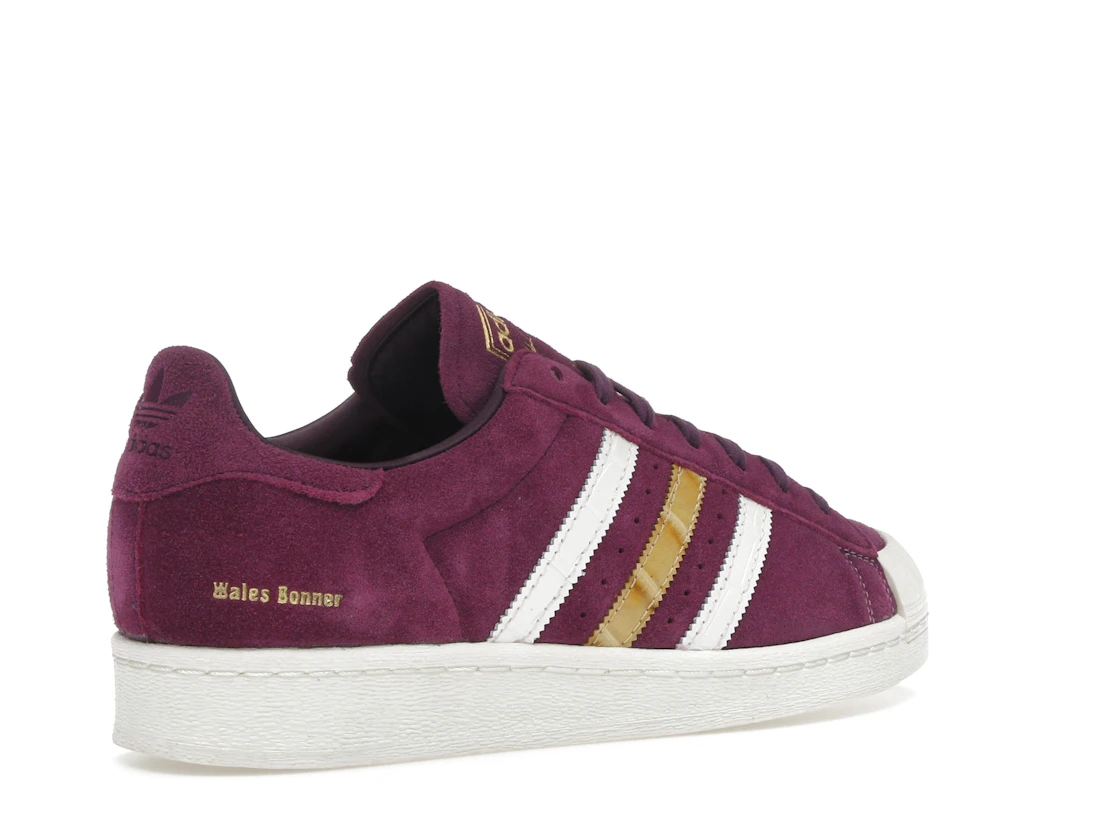 Vue 33 de adidas Jabbar Low Wales Bonner Maroon Oat