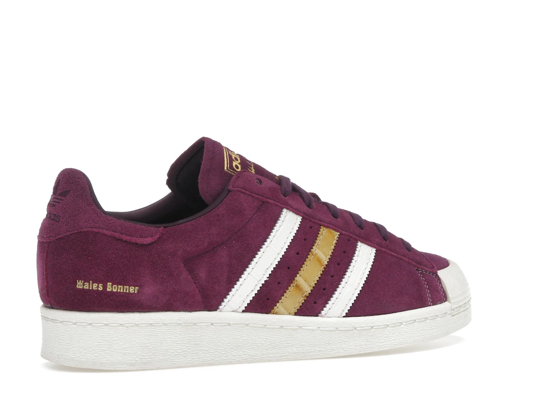 Vue 34 de adidas Jabbar Low Wales Bonner Maroon Oat