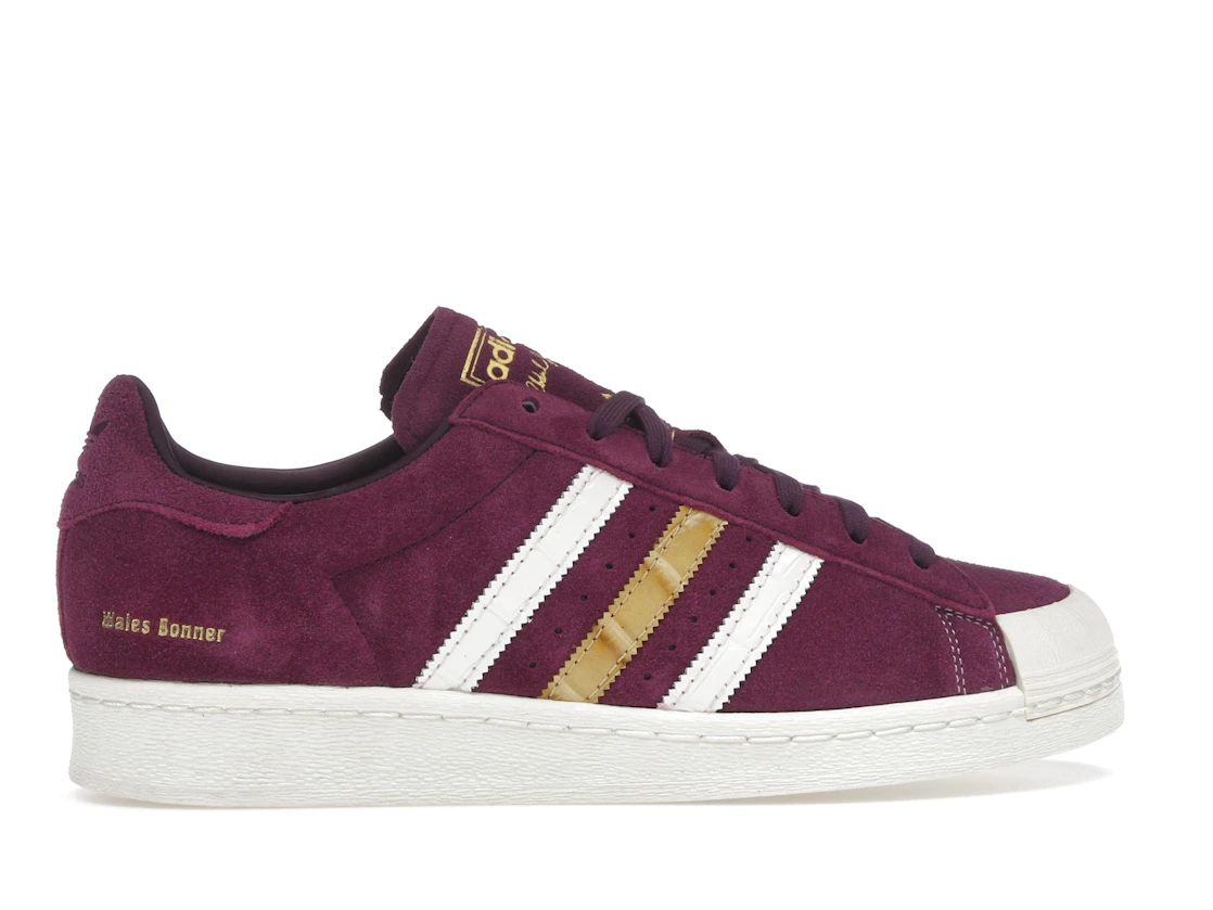 Vue 36 de adidas Jabbar Low Wales Bonner Maroon Oat