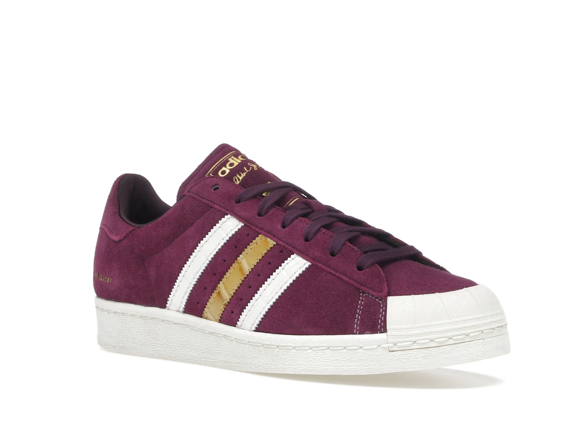 Vue 5 de adidas Jabbar Low Wales Bonner Maroon Oat
