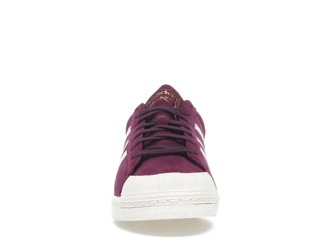 Vue 10 de adidas Jabbar Low Wales Bonner Maroon Oat