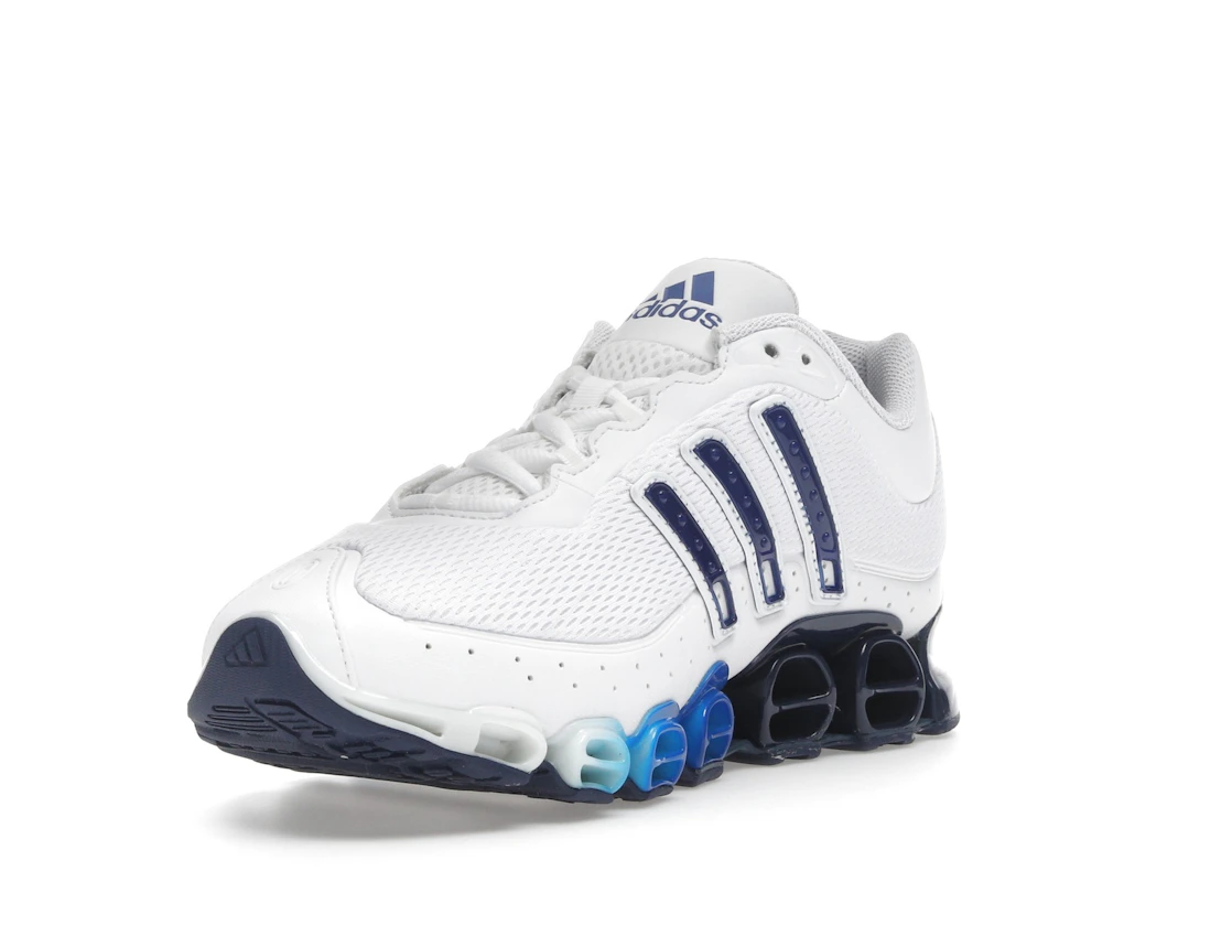 Vue 14 de adidas Megaride Cloud White Dark Blue Royal Blue