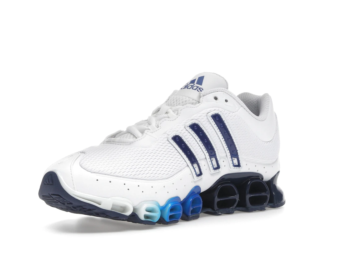 Vue 15 de adidas Megaride Cloud White Dark Blue Royal Blue