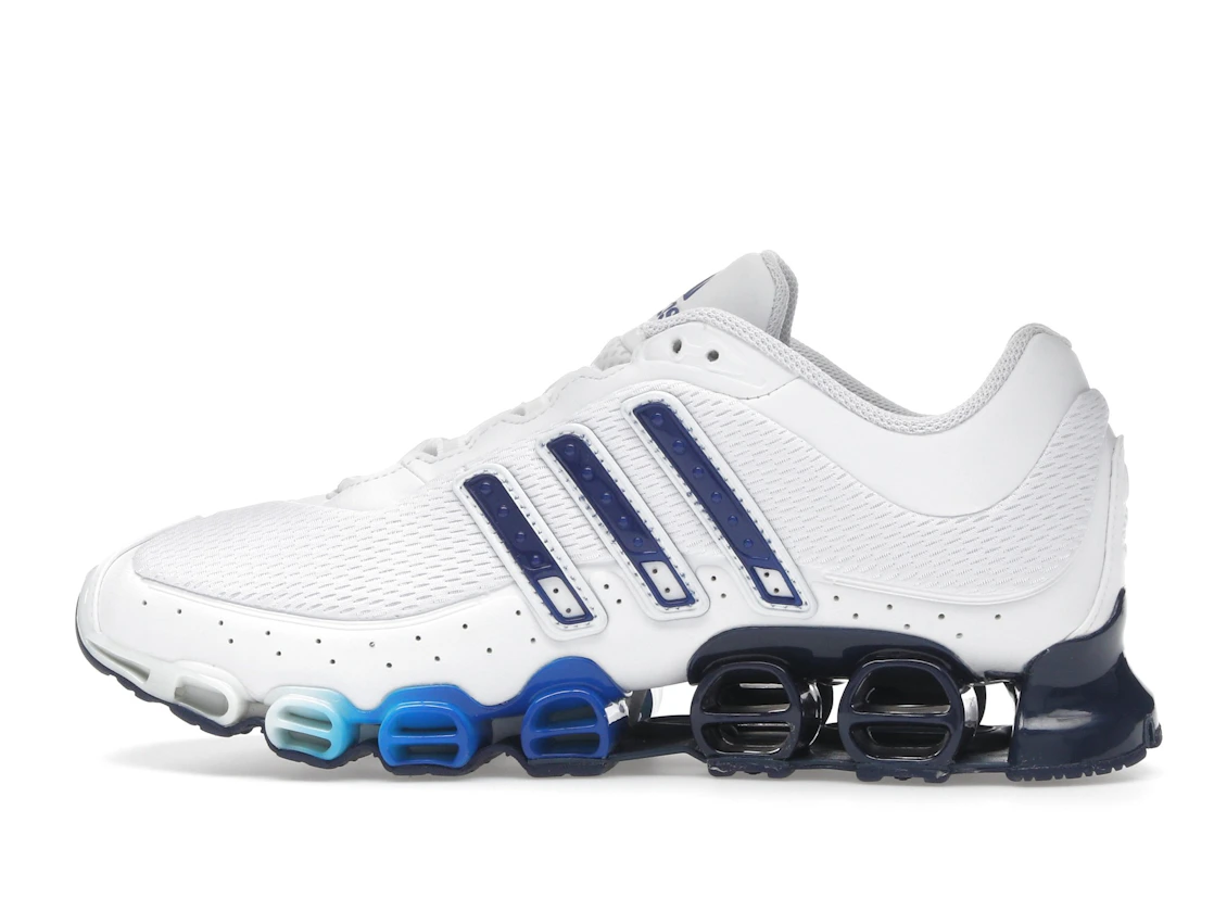 Vue 20 de adidas Megaride Cloud White Dark Blue Royal Blue