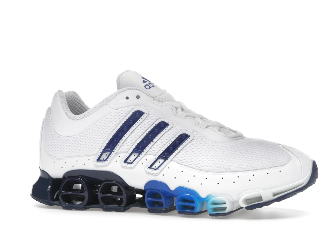 Vue 3 de adidas Megaride Cloud White Dark Blue Royal Blue