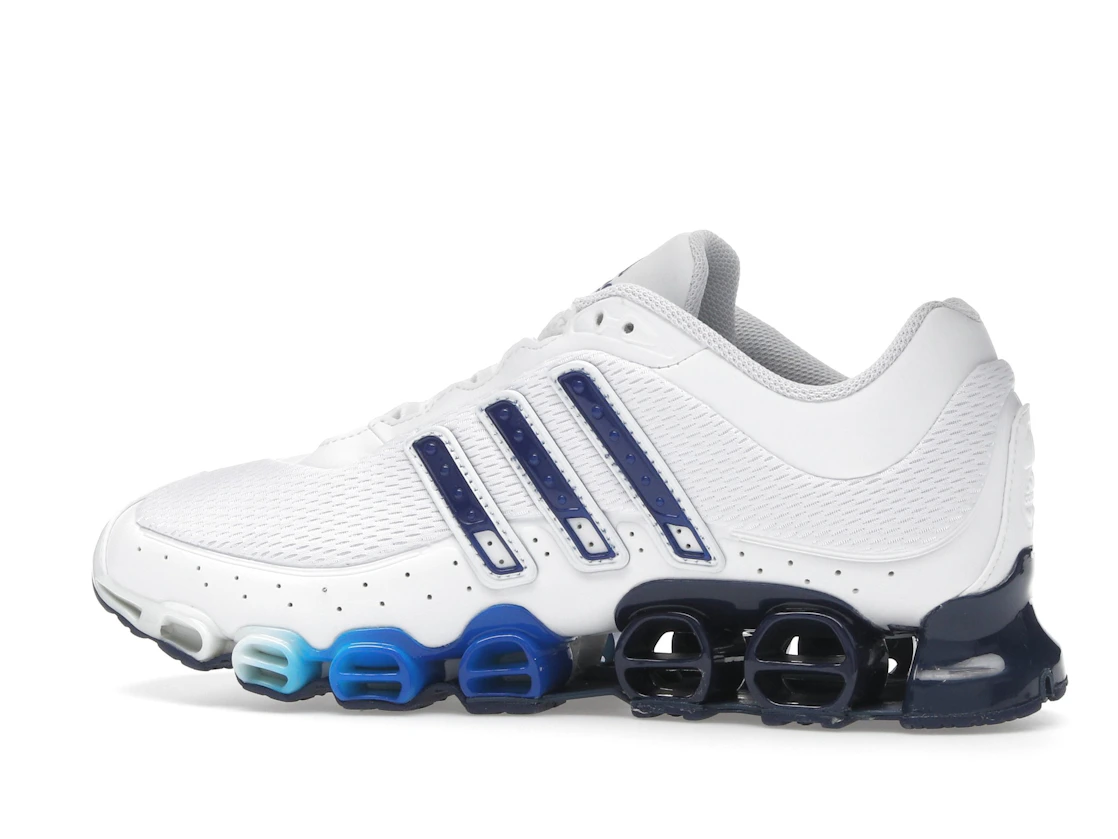 Vue 21 de adidas Megaride Cloud White Dark Blue Royal Blue