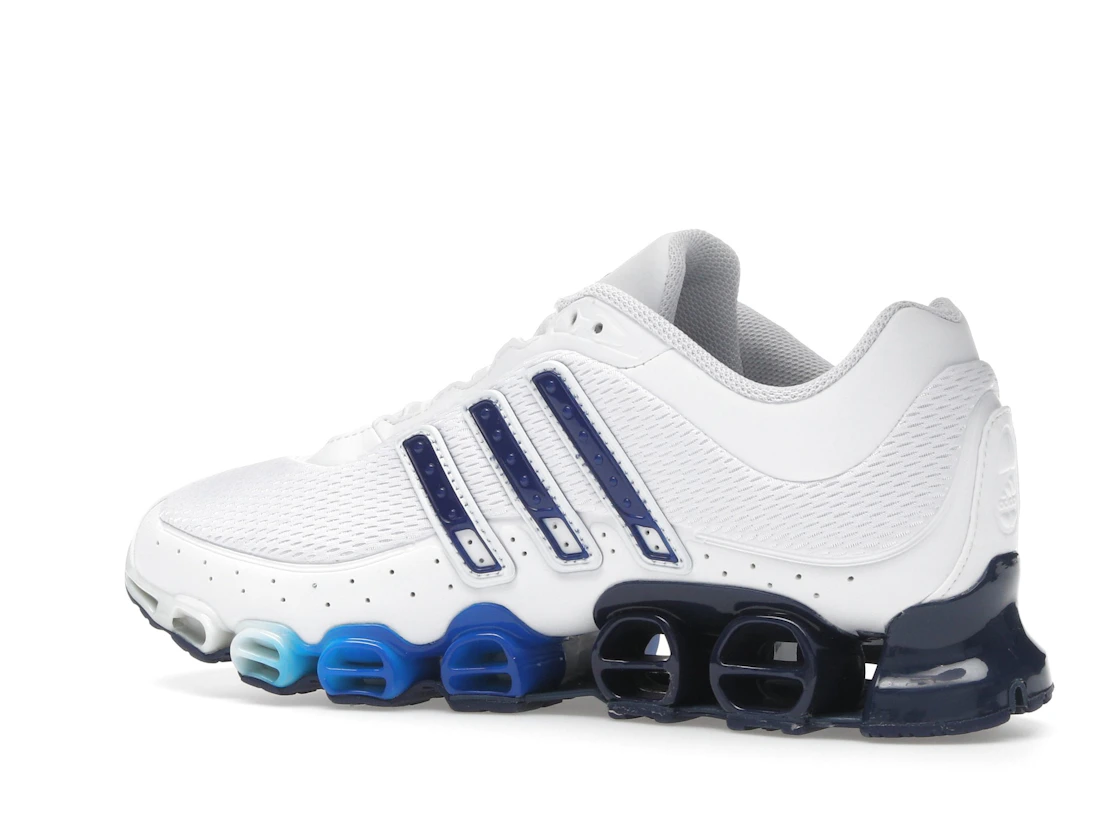 Vue 22 de adidas Megaride Cloud White Dark Blue Royal Blue