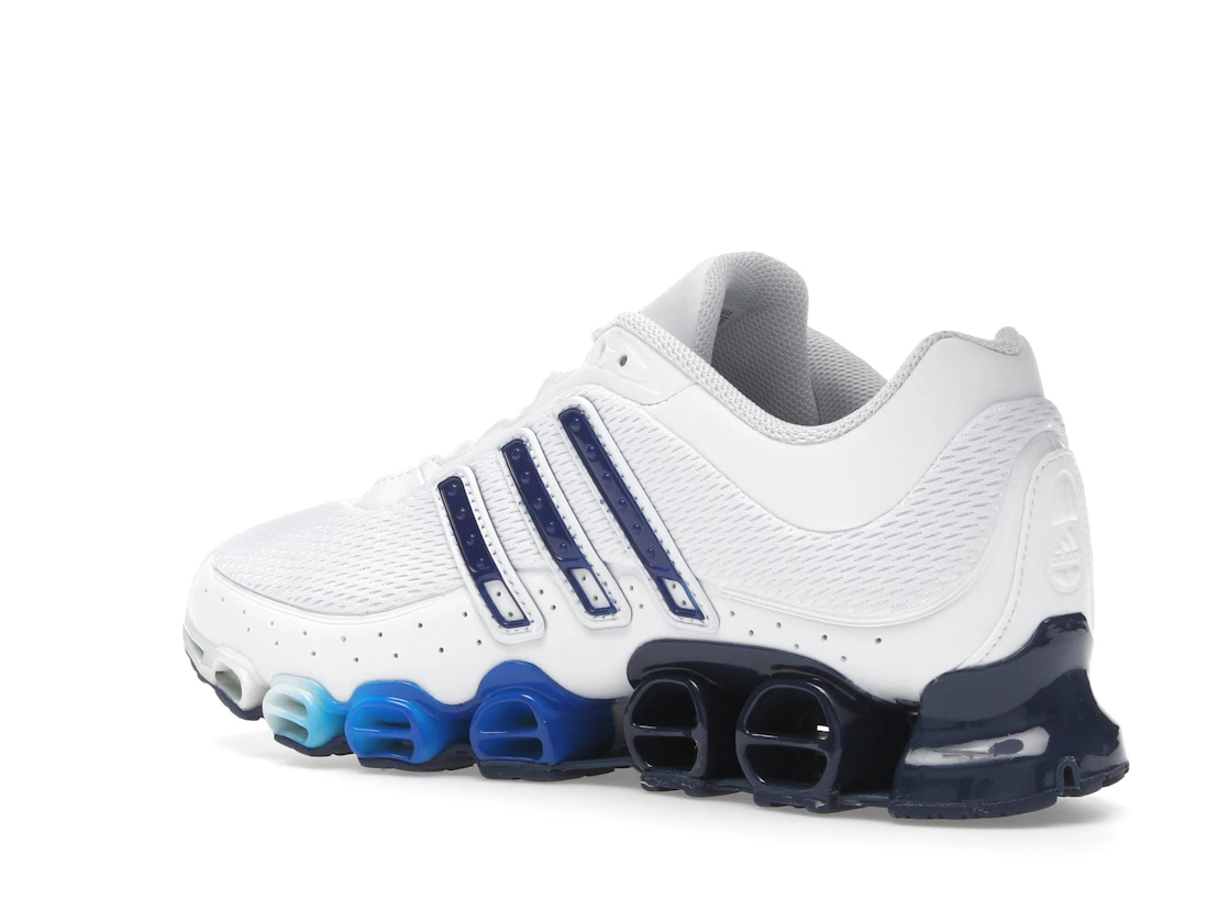 Vue 23 de adidas Megaride Cloud White Dark Blue Royal Blue