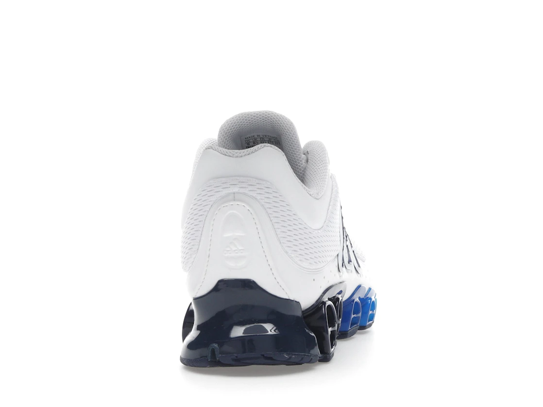 Vue 29 de adidas Megaride Cloud White Dark Blue Royal Blue
