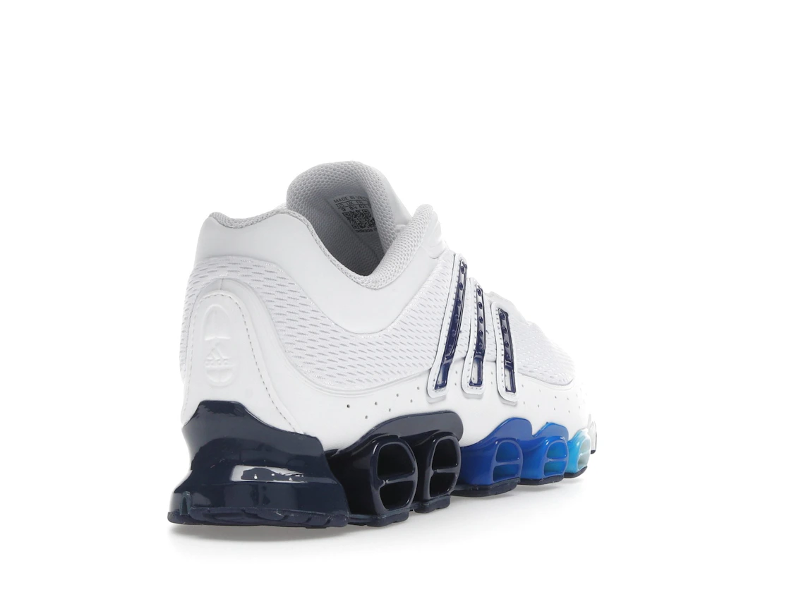Vue 31 de adidas Megaride Cloud White Dark Blue Royal Blue