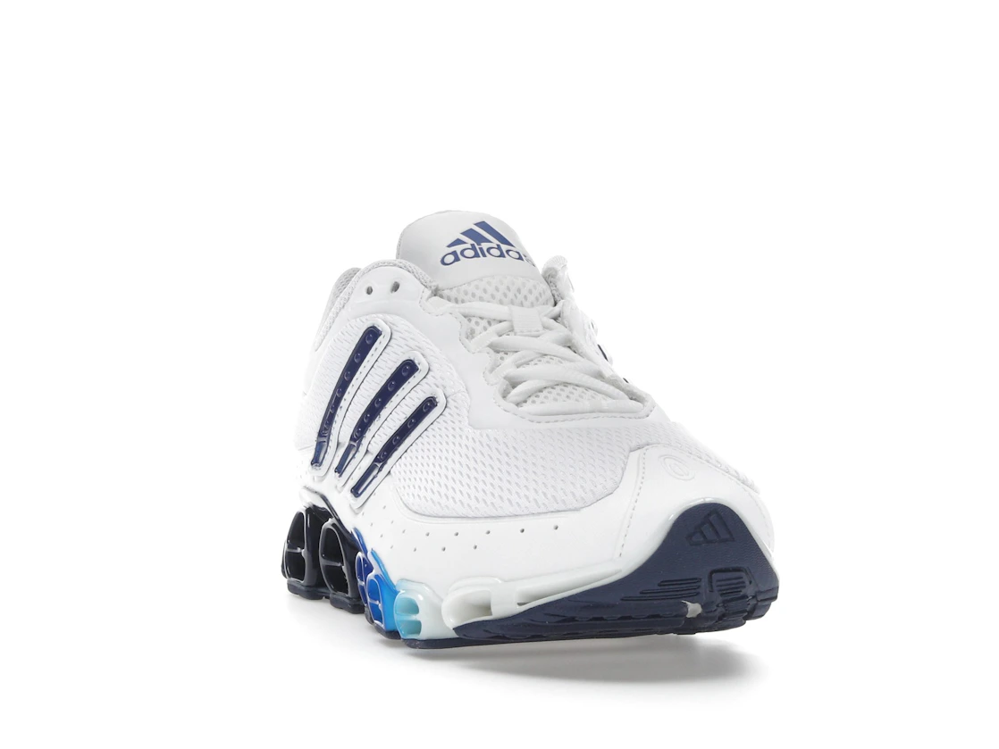 Vue 8 de adidas Megaride Cloud White Dark Blue Royal Blue