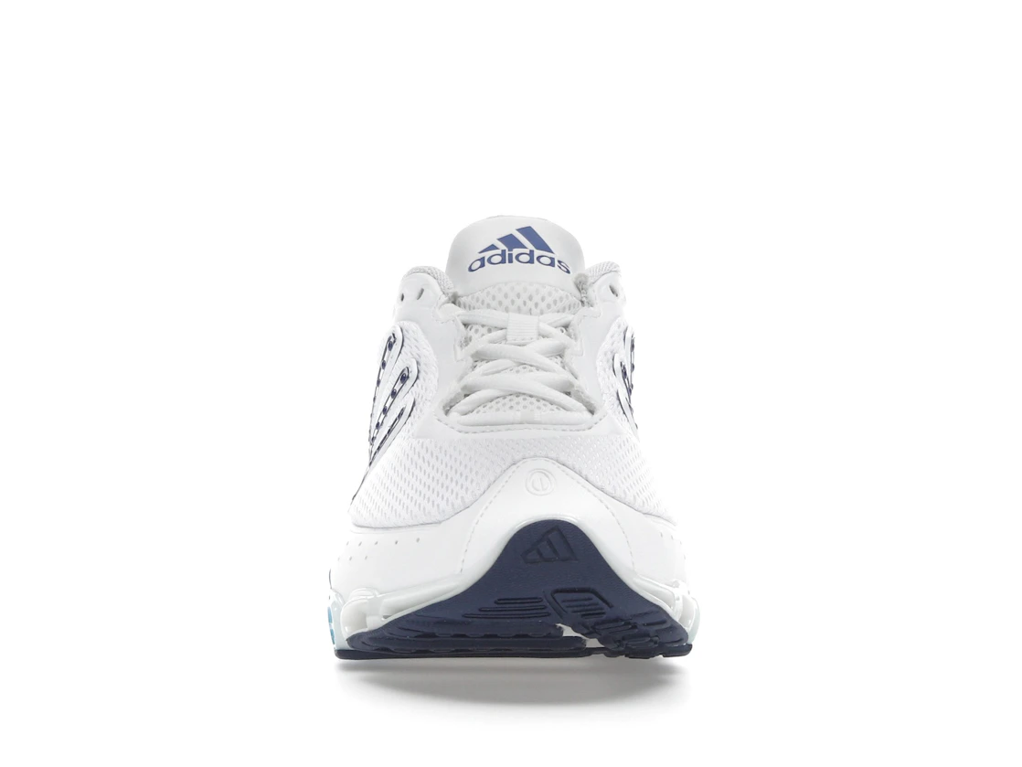 Vue 10 de adidas Megaride Cloud White Dark Blue Royal Blue