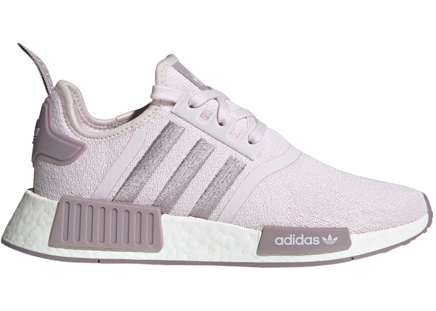 adidas NMD R1 Almost Pink Preloved Fig Core White 