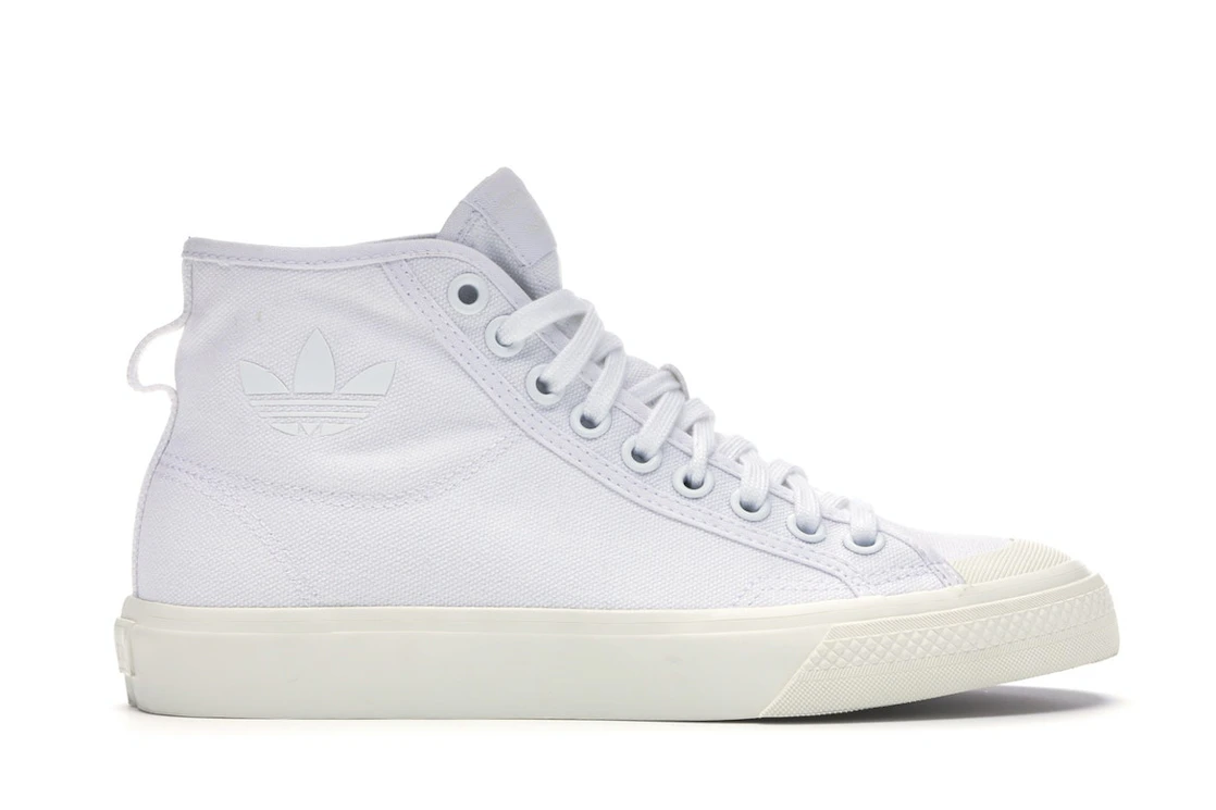 Vue 1 de adidas Nizza Hi Cloud White