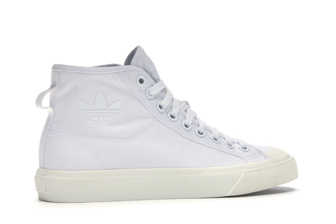 Vue 35 de adidas Nizza Hi Cloud White