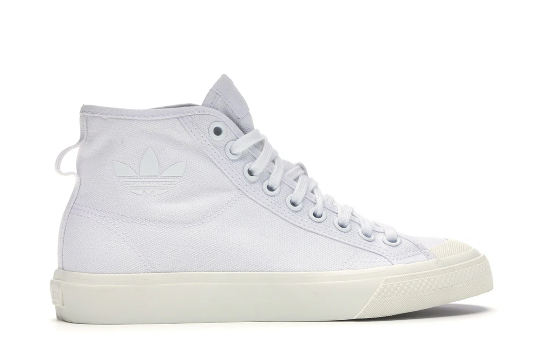 Vue 36 de adidas Nizza Hi Cloud White