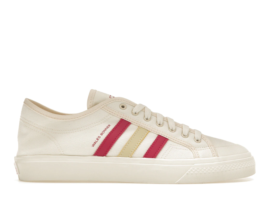 Vue 1 de adidas Nizza Lo Wales Bonner Cream White Scarlet